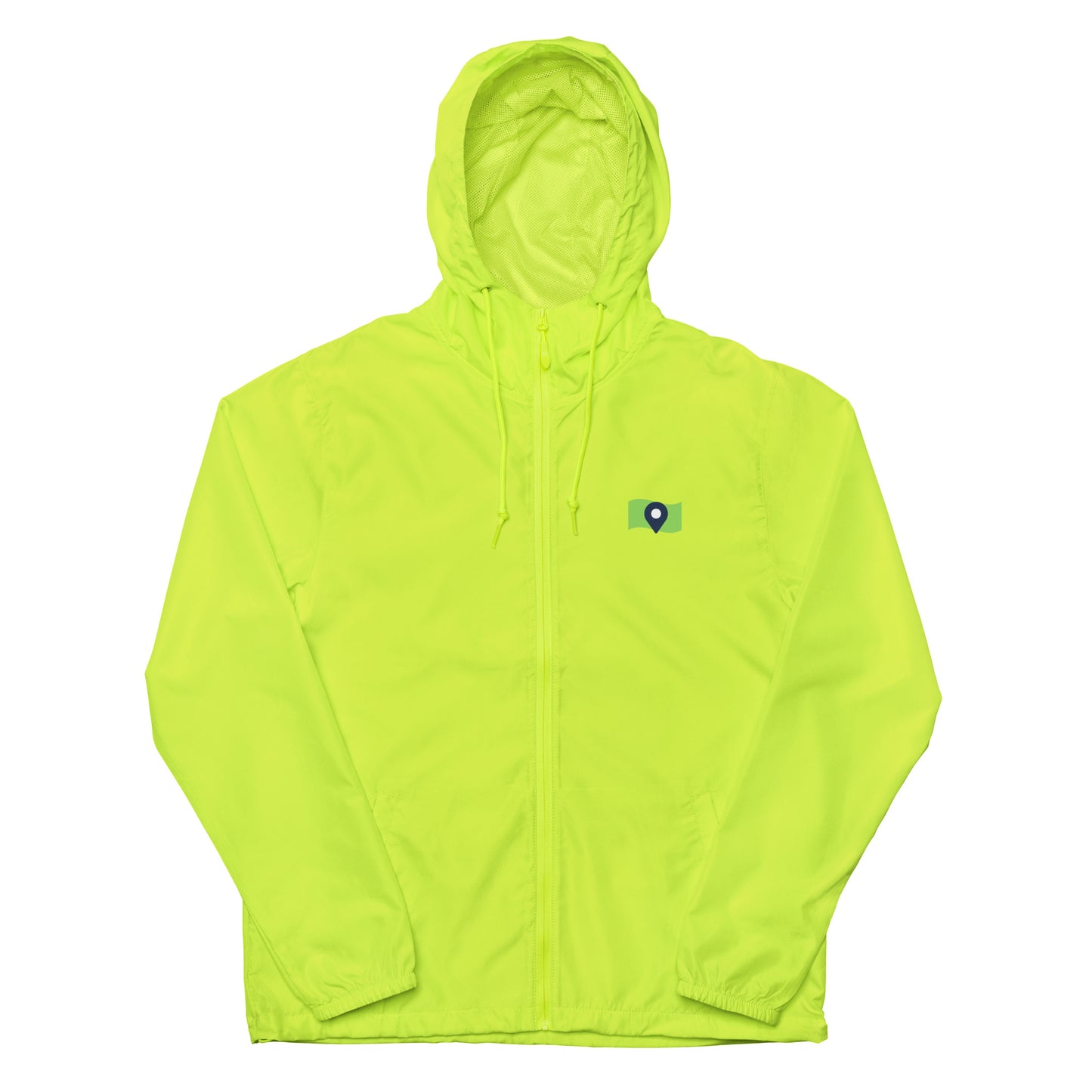 Lightweight zip up windbreaker